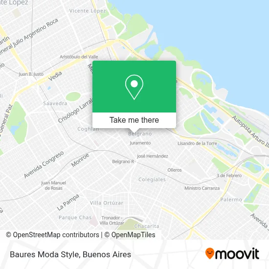 Baures Moda Style map