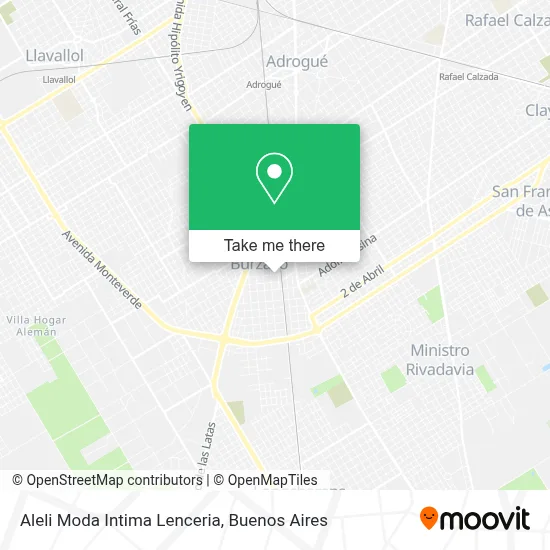 Aleli Moda Intima Lenceria map