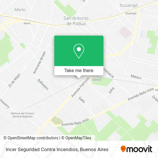 Incer Seguridad Contra Incendios map
