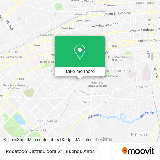 Rodatodo Distribuidora Srl map