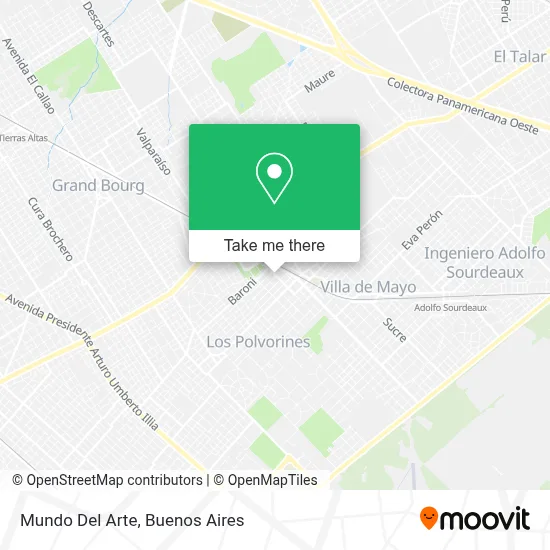 Mundo Del Arte map