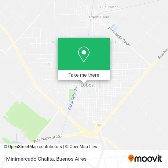 Minimercado Chalita map