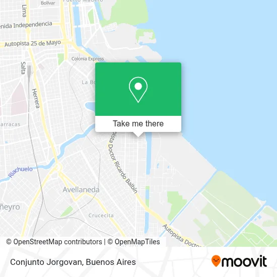 Conjunto Jorgovan map