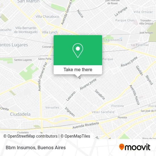 Bbm Insumos map