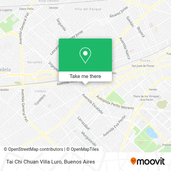 Tai Chi Chuan Villa Luro map