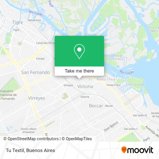 Tu Textil map