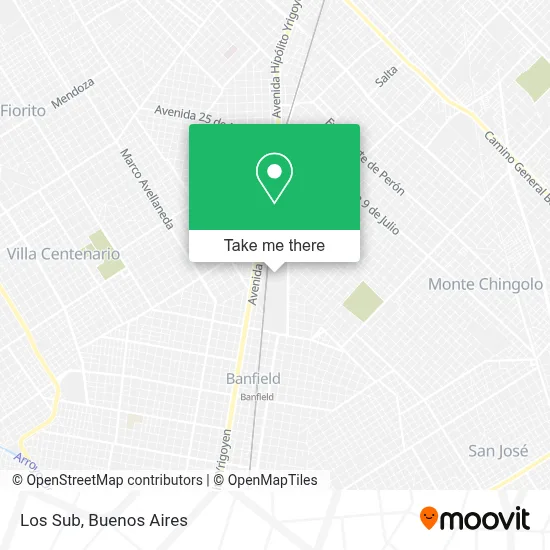 Los Sub map