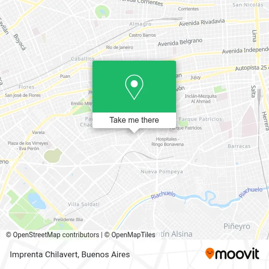 Imprenta Chilavert map