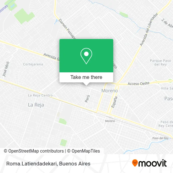 Roma.Latiendadekari map