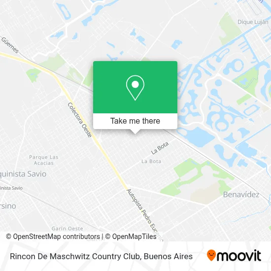 Rincon De Maschwitz Country Club map
