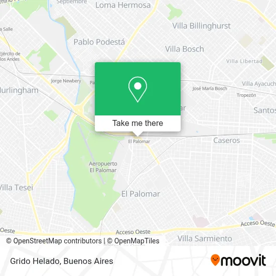 Grido Helado map