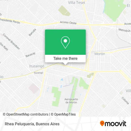 Rhea Peluquería map