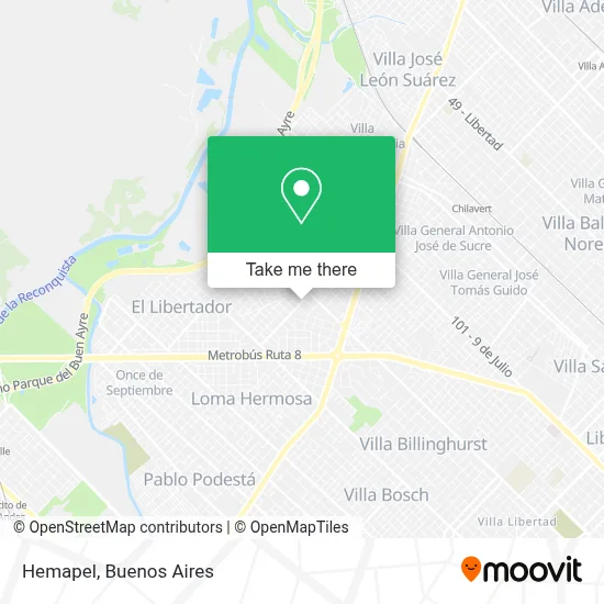 Hemapel map
