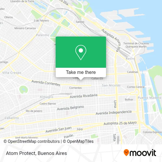 Atom Protect map