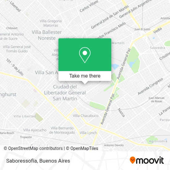 Saboressofía map