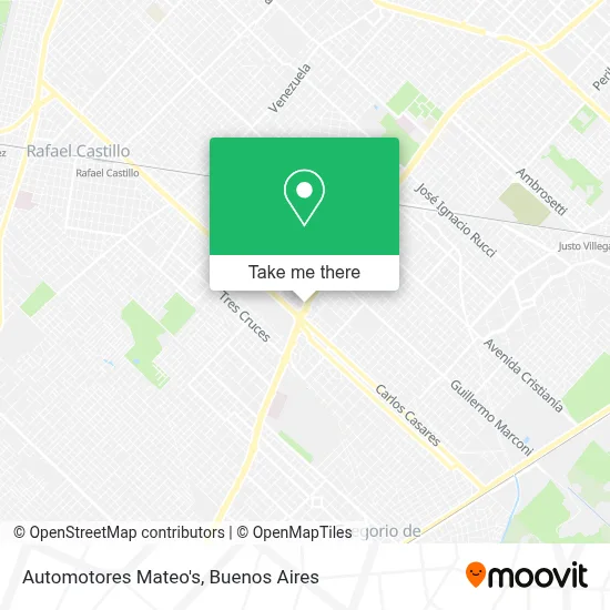 Automotores Mateo's map