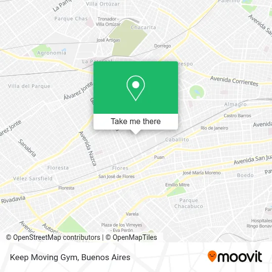Keep Moving Gym map