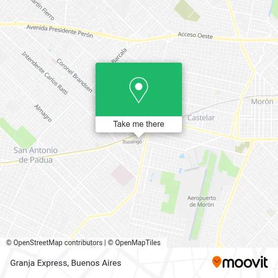 Granja Express map