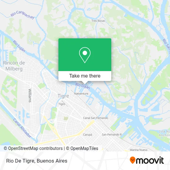 Rio De Tigre map
