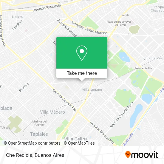 Che Recicla map