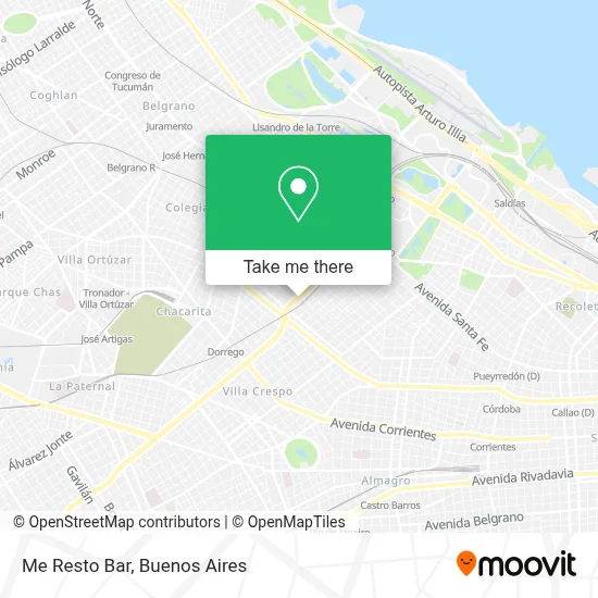 Me Resto Bar map