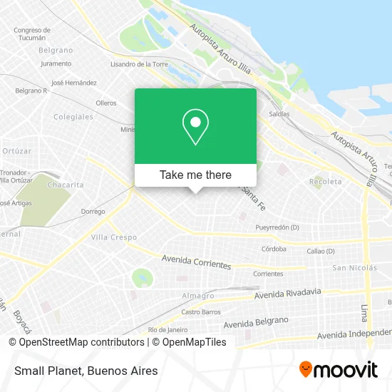 Small Planet map