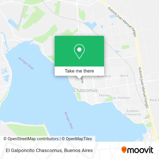 El Galponcito Chascomus map