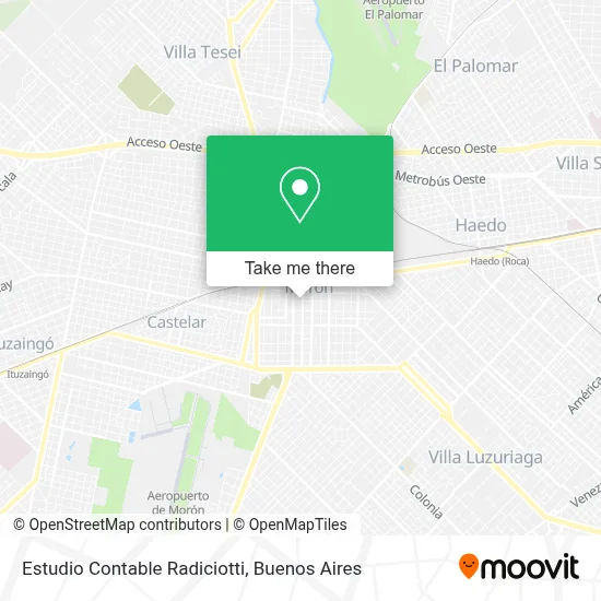 Estudio Contable Radiciotti map