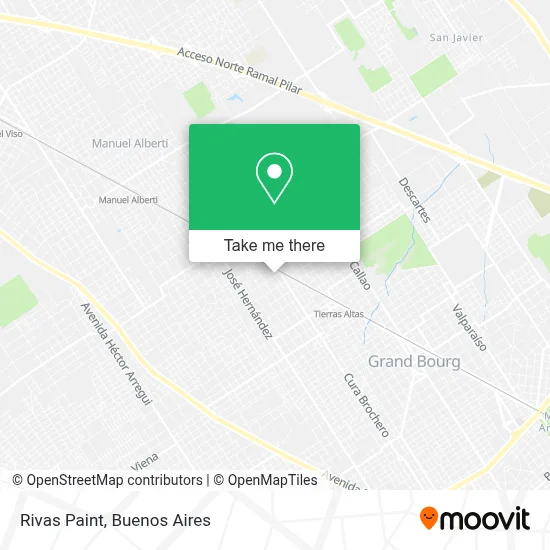 Rivas Paint map