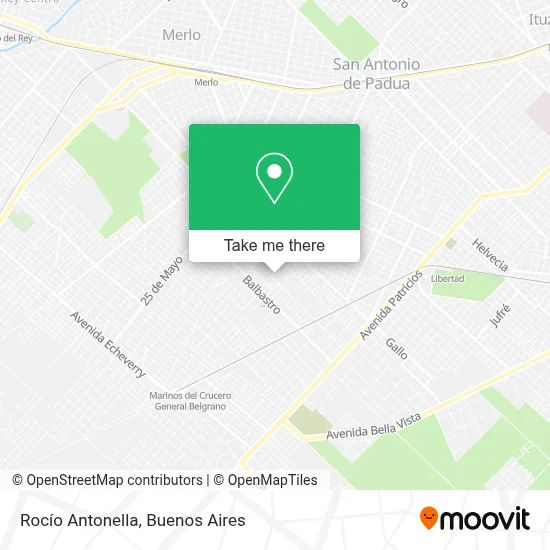 Rocío Antonella map
