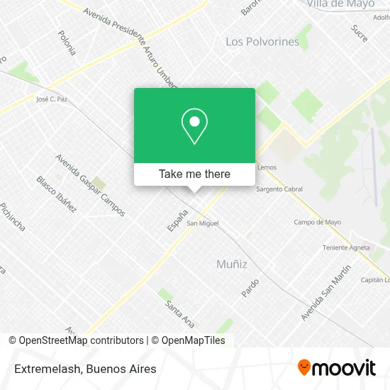 Extremelash map