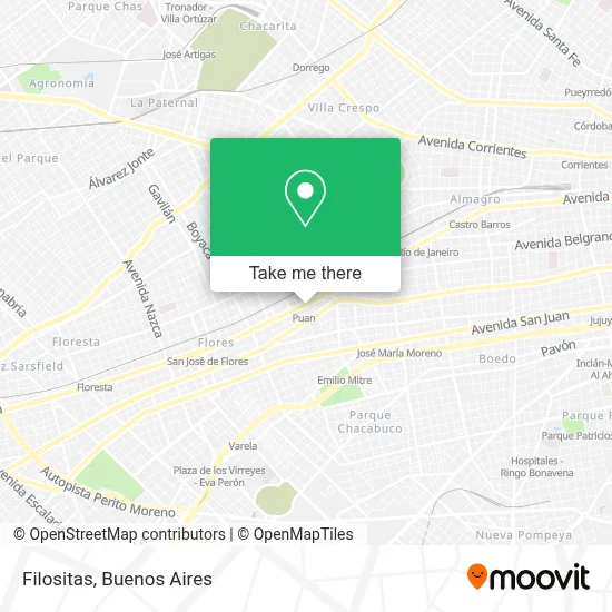 Filositas map
