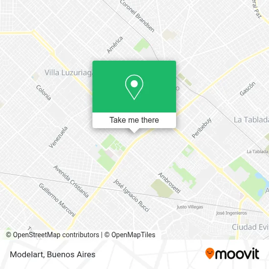 Modelart map