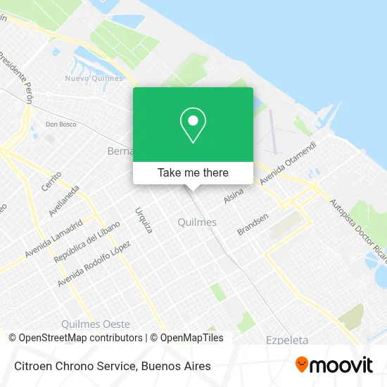 Citroen Chrono Service map