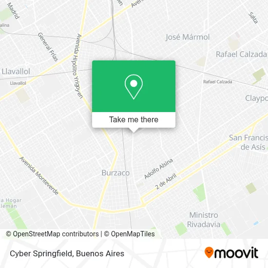 Cyber Springfield map