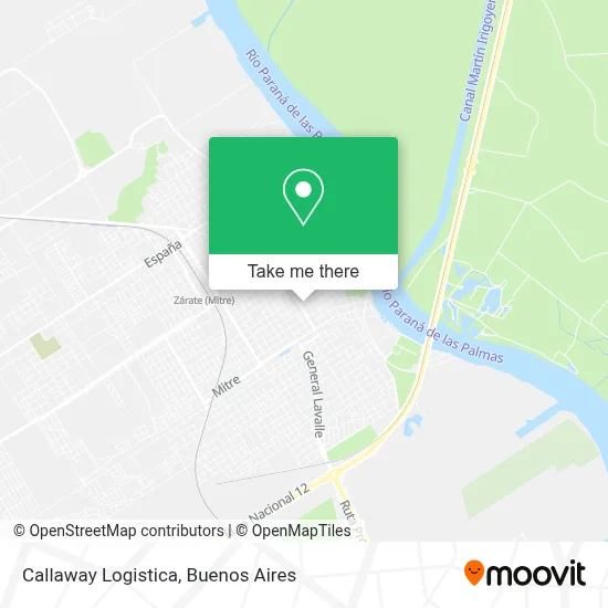 Callaway Logistica map