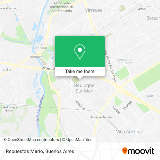 Repuestos Mario map