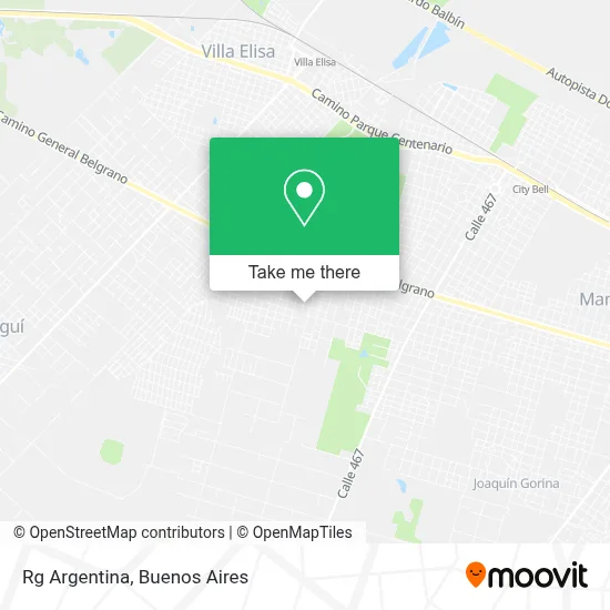Rg Argentina map