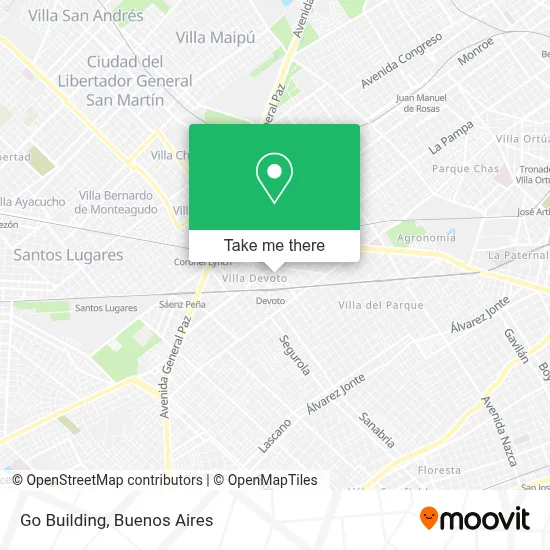 Go Building map