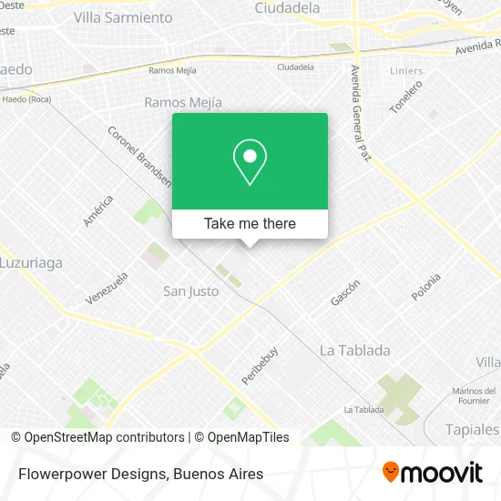 Flowerpower Designs map