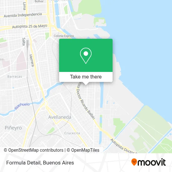 Formula Detail map
