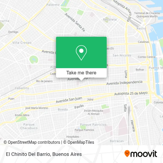 El Chinito Del Barrio map