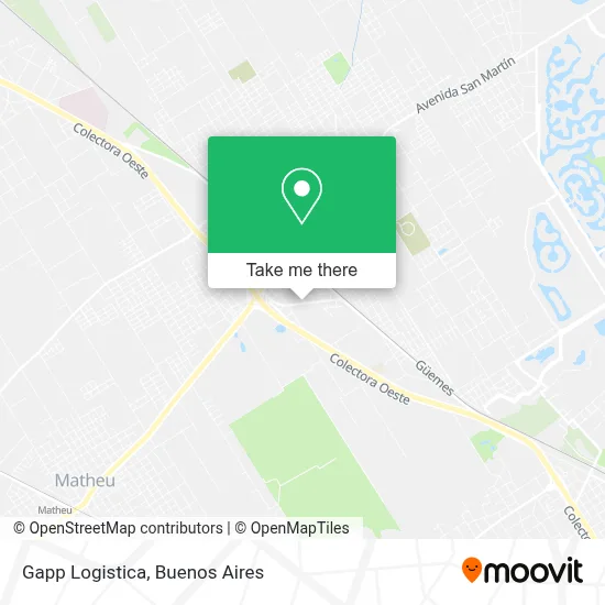 Gapp Logistica map