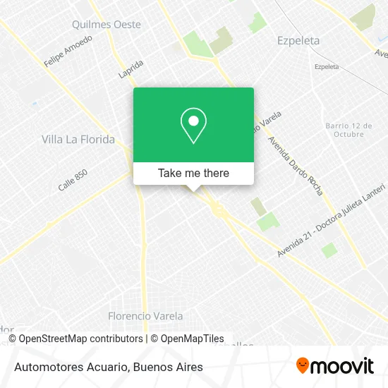 Automotores Acuario map