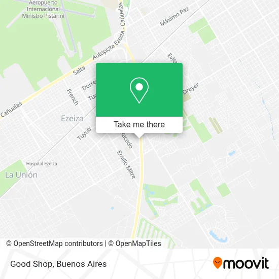 Good Shop map