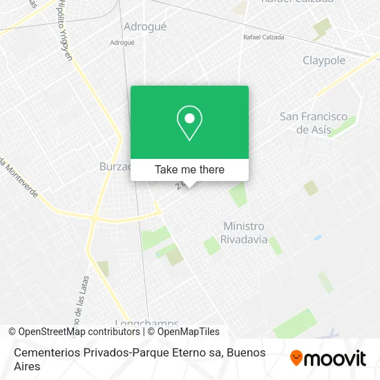 Cementerios Privados-Parque Eterno sa map