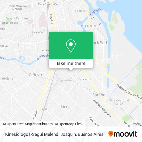 Kinesiologos-Segui Melendi Joaquin map