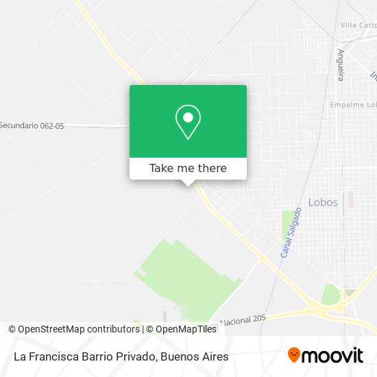 Mapa de La Francisca Barrio Privado