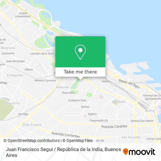 Juan Francisco Seguí / República de la India map