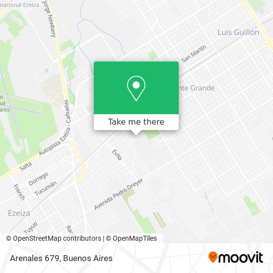 Arenales 679 map